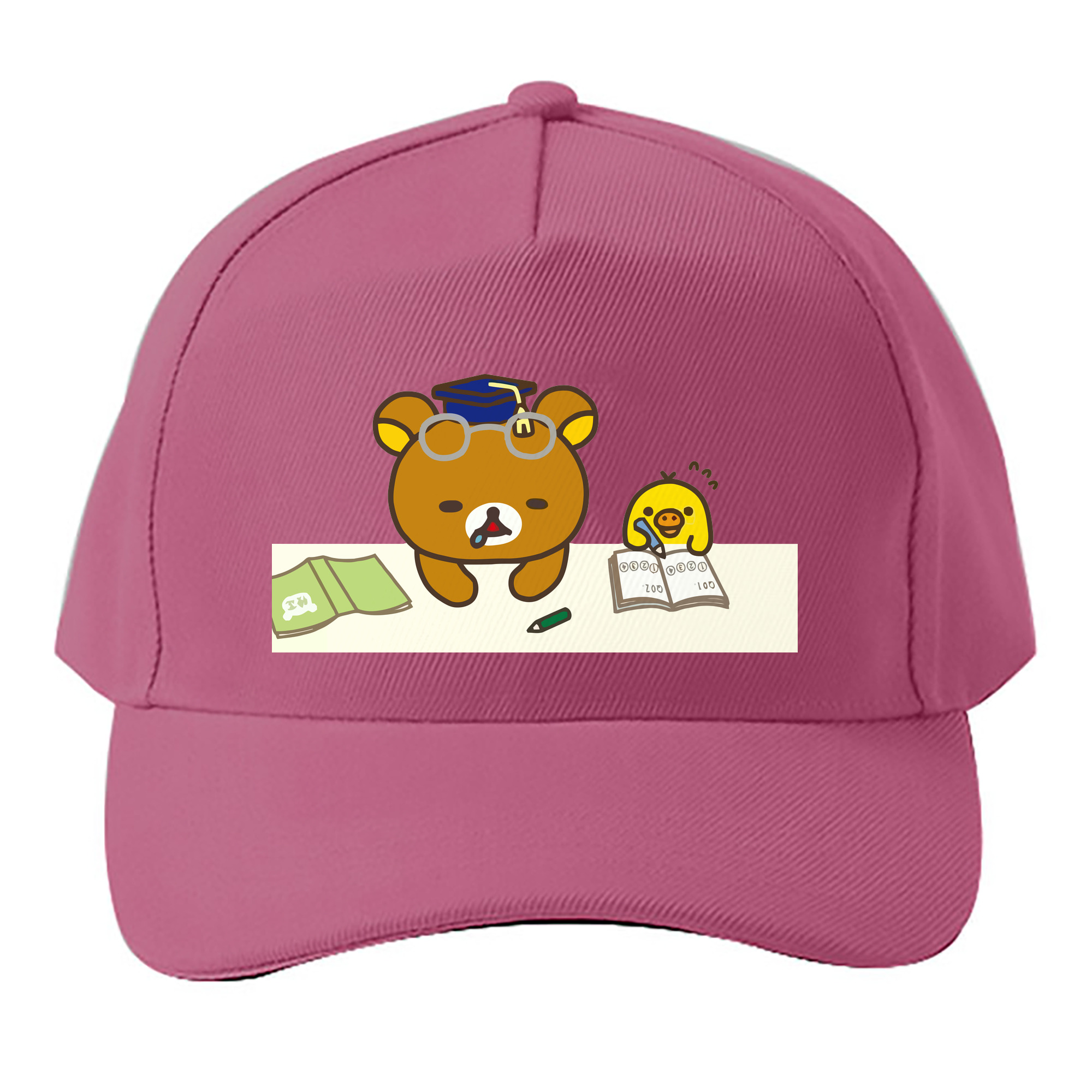 （画像用） リラックマ リラックマ キイロイトリ Rilakkuma Korilakkuma Kiiroitori ベースボールキャップ 綿100％ 男女兼用 帽子 スポーツ